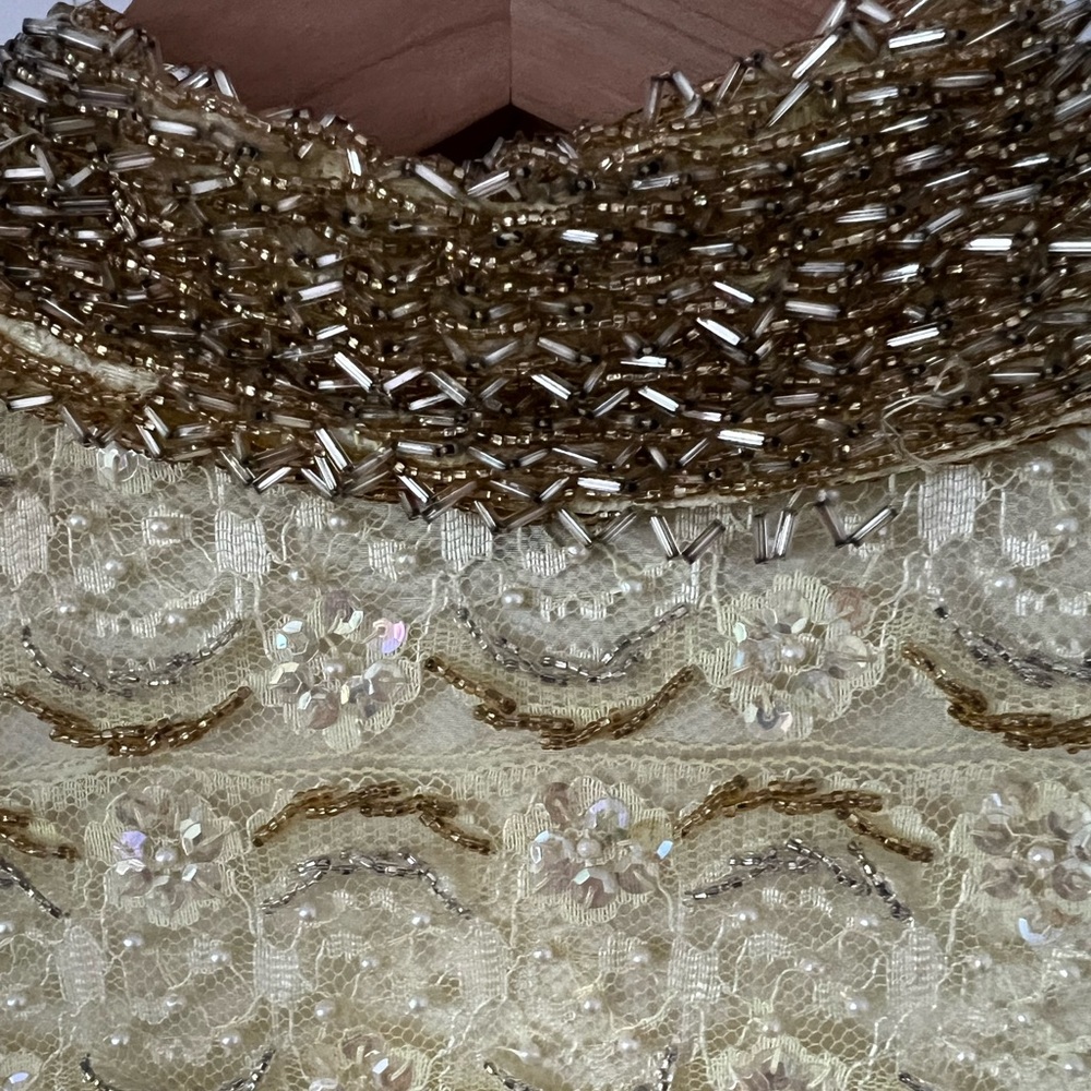VTG 60s RARE beaded all over shift dress - Picture 3 of 16